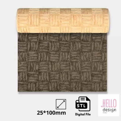 Wood Floor Texture Roller for Clay