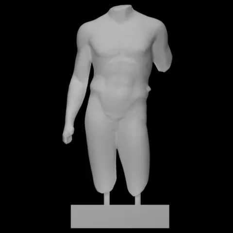 Torso of Doryphoros by Polykleitos of Argos by Scan The World