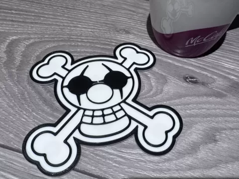Buggy One Piece Jolly Roger coaster