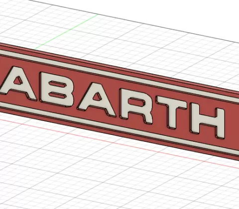 abarth plate