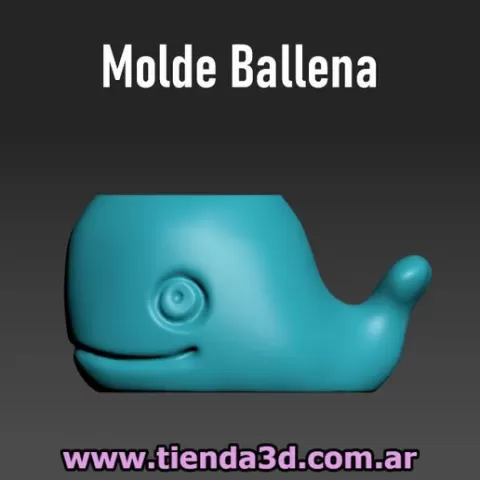 Whale Pot Mold