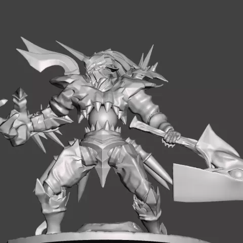 NIGHTMARE - SOUL CALIBUR Articulated with 2 Soul Edge Swords - GAMEQRAFT