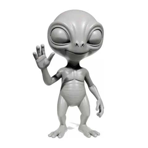Friendly Alien 2 - 3D Everything