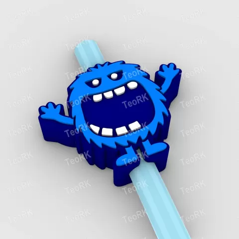 Straw Topper monster 1 - TeoRk