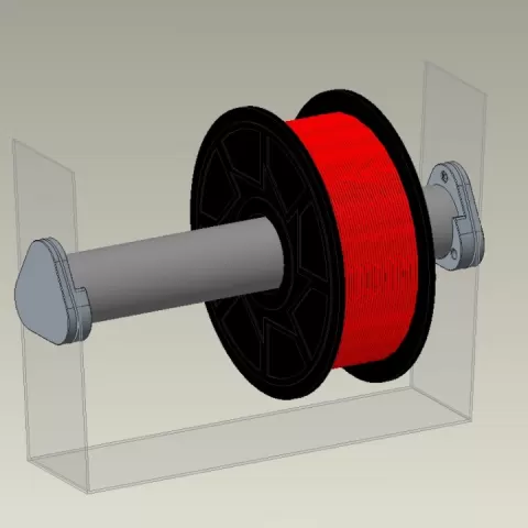 Spool holder for Ikea Samla by David Klem