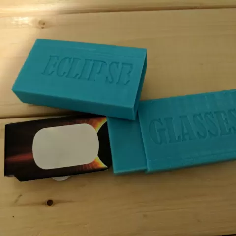 Eclipse Glasses Case by Kenny Haynie