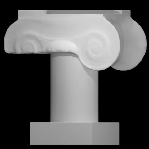 Ionic column capital by Scan The World