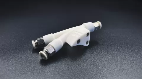 Bambu Lab Y-Splitter with PC4-M10 pneumatic connector and magnets