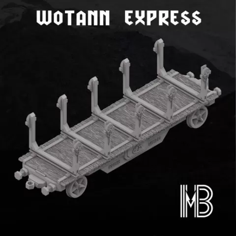 Dwarf Train: Log Wagon