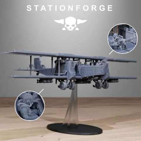 Grimguard Iron Biplane by Station Forge
