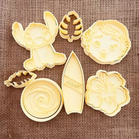 MOANA STITCH LILO STAMP COOKIE CUTTERS COOKIE CUTTERS COOKIE CUTTERS COOKIES COOKIES CUTTERS COOKIES