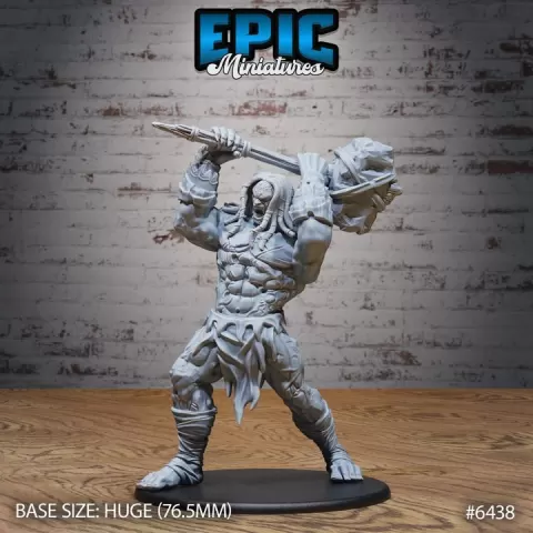 Primal Giant Attack / Bulky Male Warrior / Mountain Guard / Humanoid Fighter / Wildling Bandit / Winter Creature / Free Folk Encounter / Northern Beast / Norse Raider by Epic-Miniatures