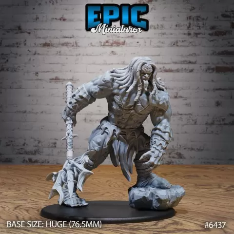 Primal Giant Roar / Bulky Male Warrior / Mountain Guard / Humanoid Fighter / Wildling Bandit / Winter Creature / Free Folk Encounter / Northern Beast / Norse Raider by Epic-Miniatures