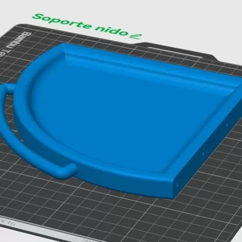 Cage nest support