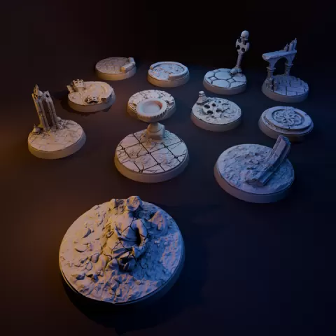 Brotherhood of Golden Lily vol.1 | Bases set by 42studio