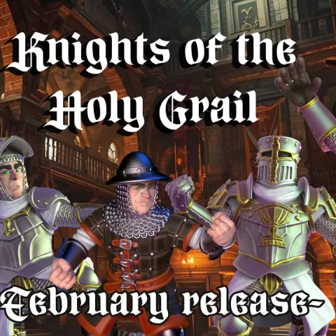 Knights of the holy grail - February 2026 by Calaverd3D