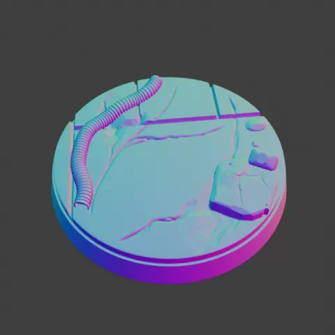 Base Support 3D Model for Stable Printing