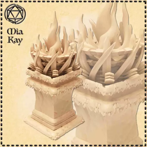 Gothic Brazier - M3DM