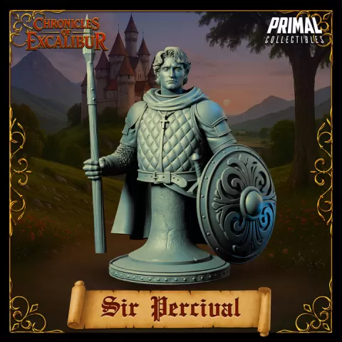 Knight - Sir Percival - Bust - February 2026 - Chronicles of Excalibur by PRIMAL Collectibles