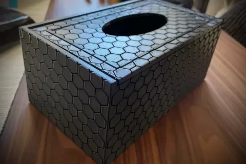 Geometric / Hexagonal Tissue Box / Dispenser