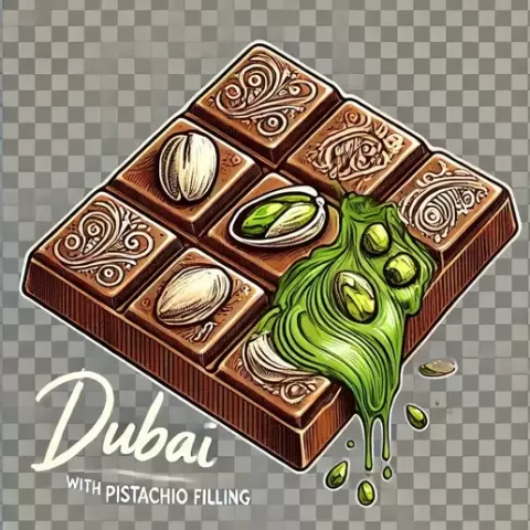 DUBAI CHOCOLATE 3d Model For printing