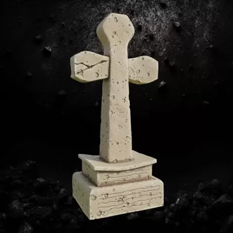 Cross Tombstone