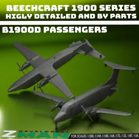 Beechcraft 1900D (Assembled + Unassembled) V1 - Z-MAN DEVELOPERS