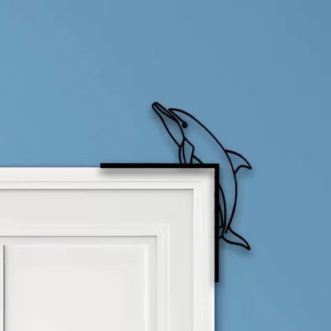 Dolphin Door Corner Decor - OALPO