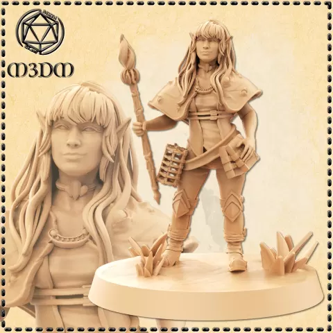 Halfling Warlock - M3DM