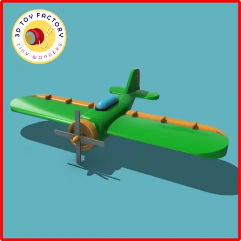Cartoon Propeller Plane