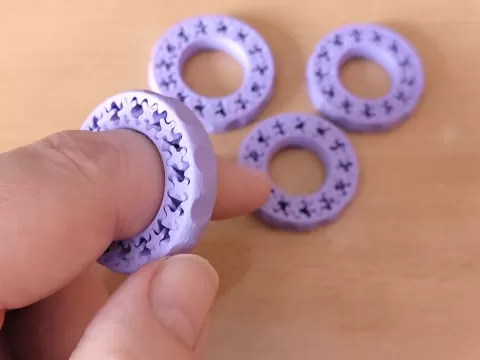 Fidget Gear Ring