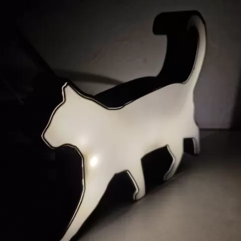 Led Cat Lamp