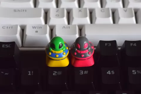 Alien UFO keycap - Mechanical Keyboard - Hiko