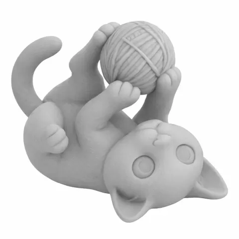 Cat playing with ball - Jessica Powers
