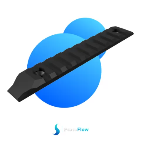 🔫 Angular Picatinny Rail - 21 x 100mm
