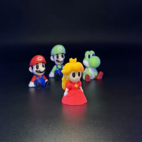 Mario Brothers team Mini Figures