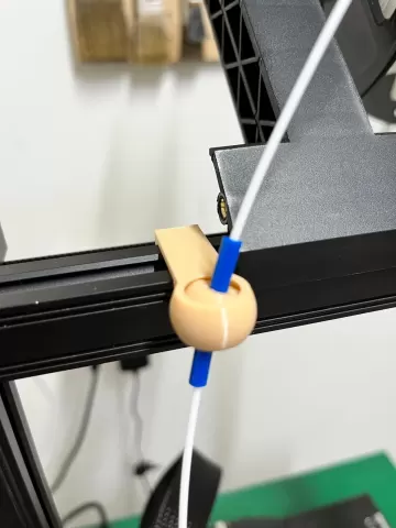 Ender 3 S1 Filament Swivel guide (supports Capricorn PTFE tube 4mm OD)