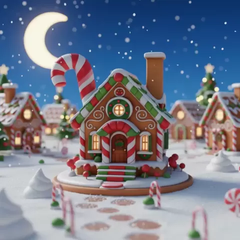 Candy Ginger House - Radiance Designs