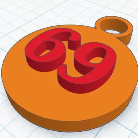 69 keychain - Quacker
