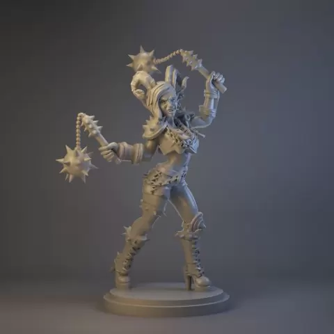 "Xeon -Chaos Pact Cheerleader: Fantasy Football // Blood Bowl.