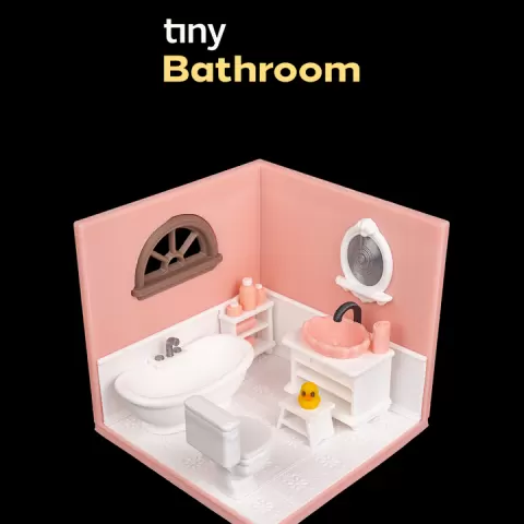 Tiny Bathroom by Stlflix