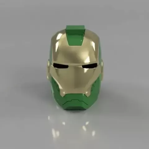 Iron Man Helmet w/mohawk for components
