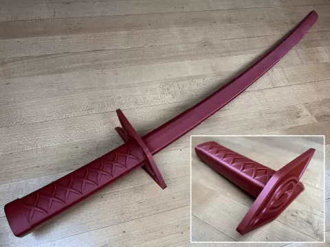 Print-In-Place Collapsing Zanpakuto