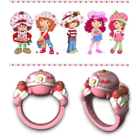 strawberry shortcake ring , kids