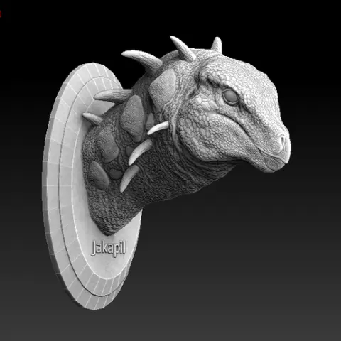 Jakapil Dinosaur - bust