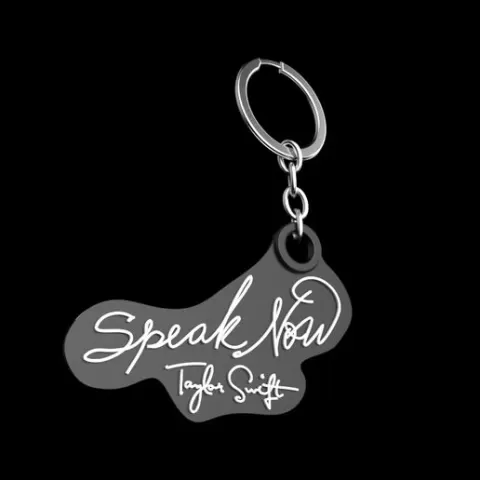 Taylor swift speak now keychain