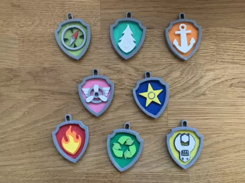 Paw Patrol Pup Tags