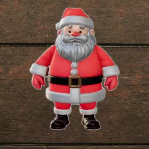 Santa Claus 3d Model For Printing