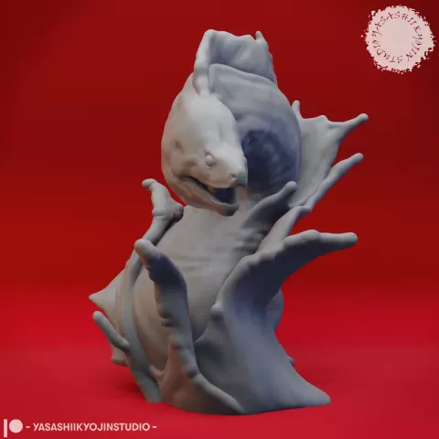 Water Elemental - Tabletop Miniature (Pre-Supported)