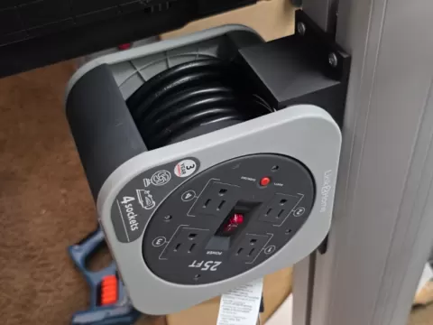 Link2home cord reel bracket
